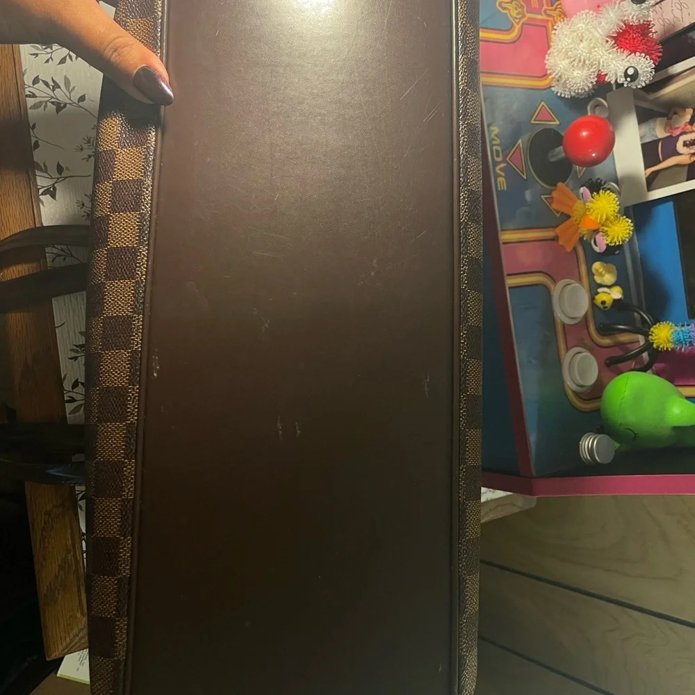 Louis Vuitton Brown Checkered Tote - Picture 2 of 16